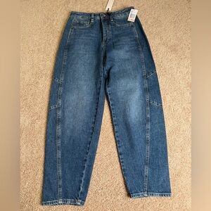 Habitual Brant High Waist Crop Barrel Jeans Everest NWT Size 2 / 26
